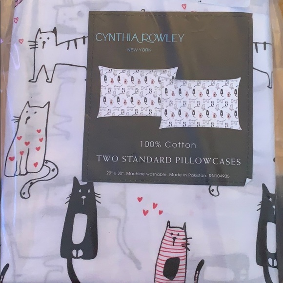 Cynthia Rowley Bedding Cynthia Rowley Kevin The Cat Pillow Cases
